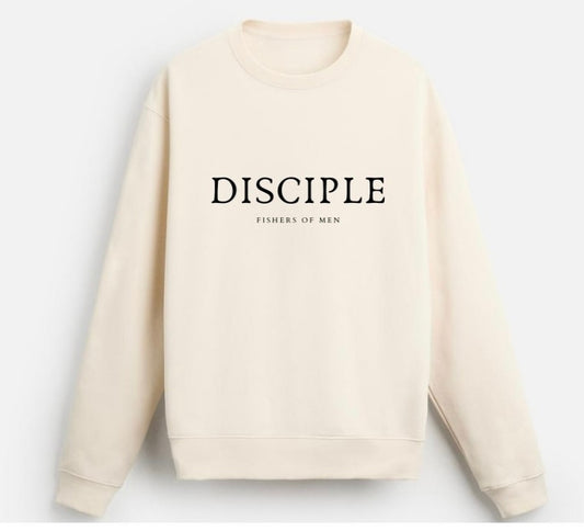 Black Disciple Crew Neck Sweatshirt