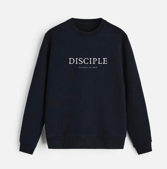 Black Disciple Crew Neck Sweatshirt