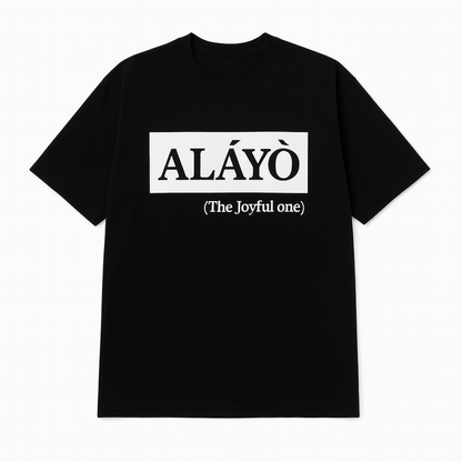 Alayo (Joyful one) T-shirt  (Black)