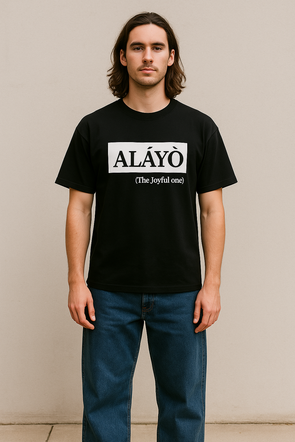 Alayo (Joyful one) T-shirt  (Black)