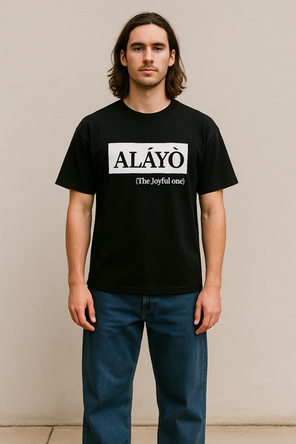 Alayo (Joyful one) T-shirt  (Black)