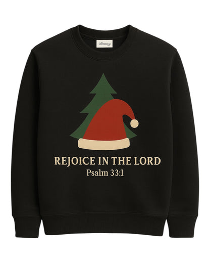 Rejoice crew neck sweatshirt