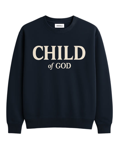 Child of God Crew Neck Sweatshirt Beige