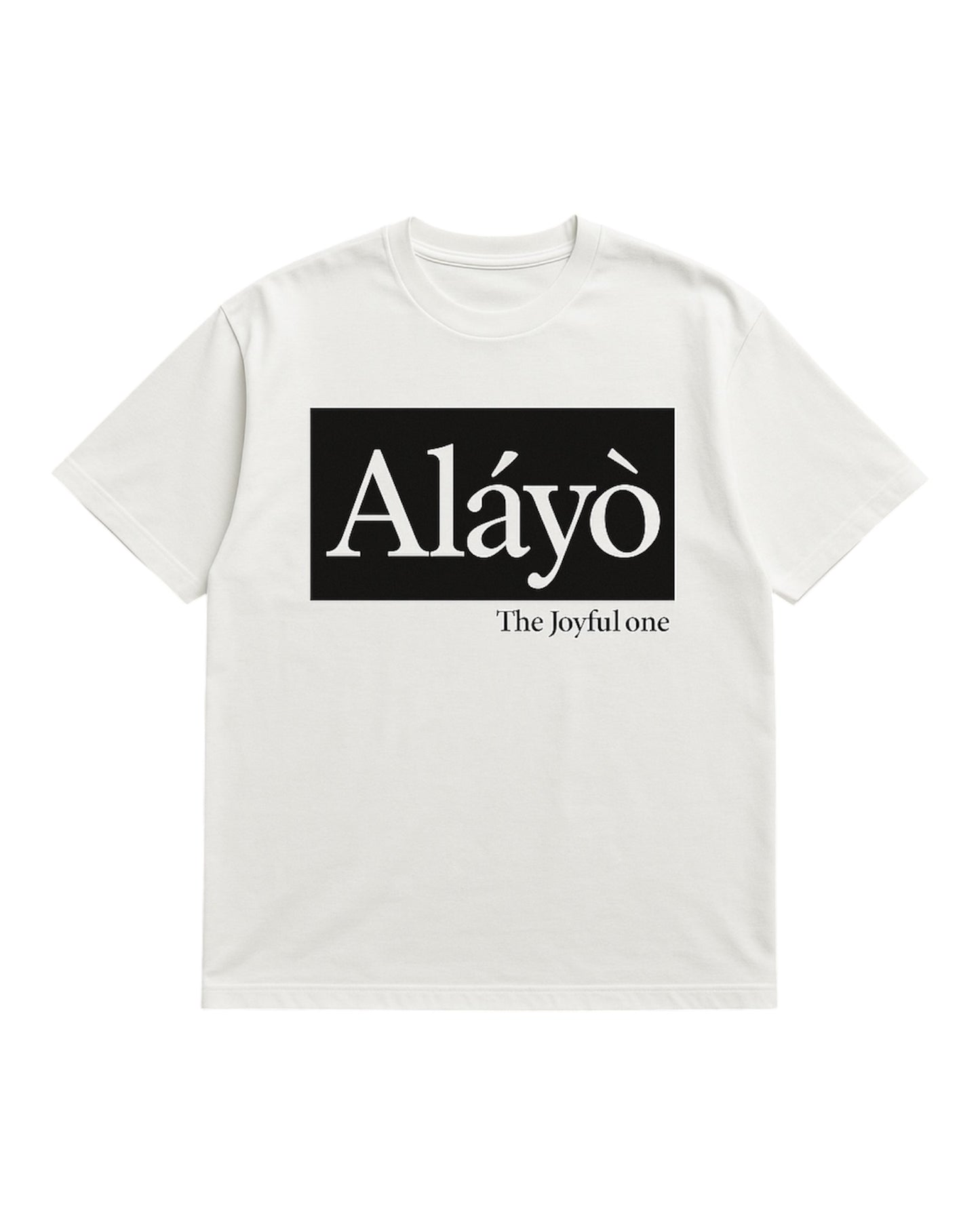 Alayo (Joyful one) T-shirt  (White)